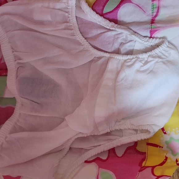 Baby GAP Floral Pink Sleeveless Dress Size 12-18 M - Picture 3 of 8